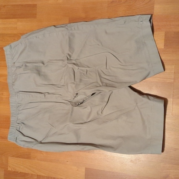 JMS 18W 20W grey capris elastic waist around the back pockets comfy 2X - Picture 4 of 6
